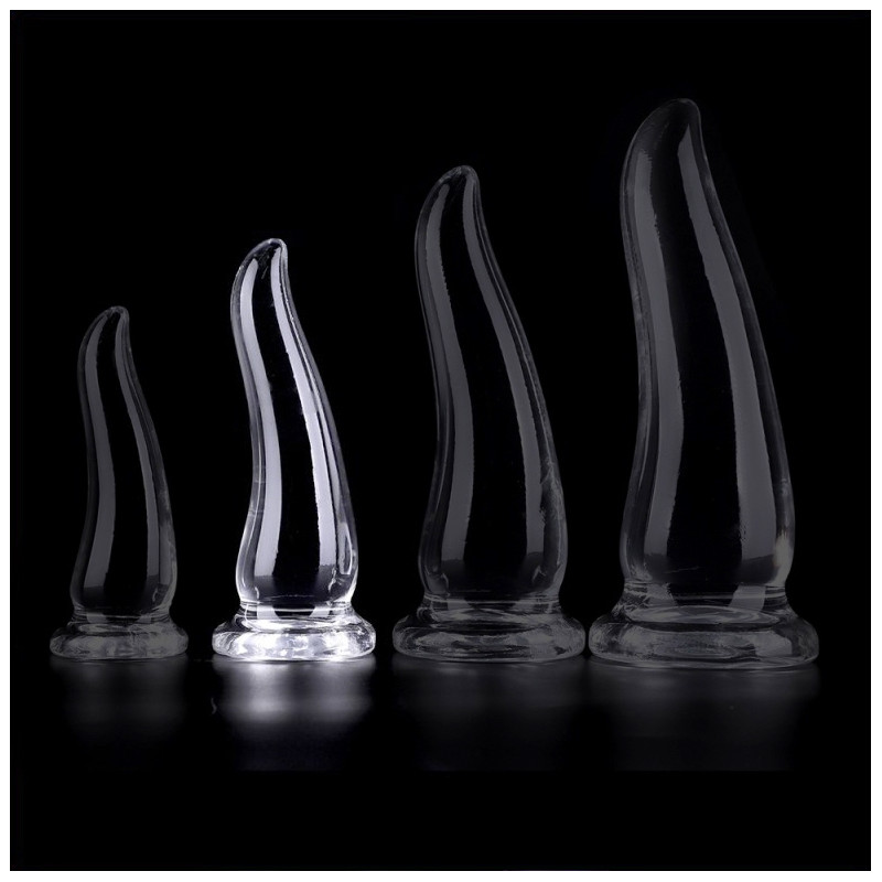 ClearlyHorny Plug transparent Gazox M 15 x 5cm